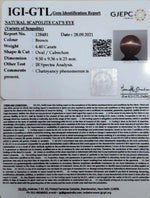 Load image into Gallery viewer, 4.88 Ratti Natural Scapolite Cat's Eye with Govt. Lab Certified-(1221)
