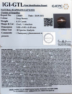 Load image into Gallery viewer, 4.15/CT Natural Scapolite Cat's Eye with Govt. Lab Certified-(1221)