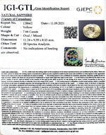 Load image into Gallery viewer, 7.66/CT Natural Ceylonese Pukhraj with Govt Lab Certificate-16650