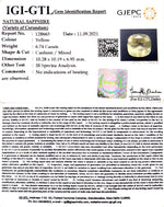 Load image into Gallery viewer, 6.74/CT Natural Ceylonese Pukhraj with Govt Lab Certificate-YELSA9U