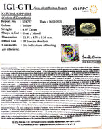 Load image into Gallery viewer, 4.97/CT Natural Ceylonese Pukhraj with Govt Lab Certificate-YELSA9U