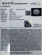 Load image into Gallery viewer, 9.38/CT Natural Fire Opal with Govt. Lab Certificate (3441)