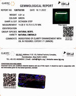 Load image into Gallery viewer, 4.91/CT Natural Panna Stone with Govt. Lab Certified-(2331)