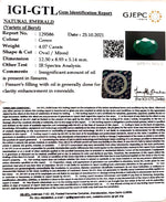 Load image into Gallery viewer, 4.51 Ratti Natural Panna Stone with Govt. Lab Certified (3441)