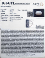 Load image into Gallery viewer, 3.48 Ratti Natural Opal with Govt. Lab Certificate (832)