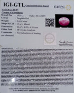 Load image into Gallery viewer, 4.27 Ratti Natural New Burma Ruby with Govt. Lab Certificate-(4551)
