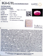 Load image into Gallery viewer, 5.49 Ratti Natural New Burma Ruby with Govt. Lab Certificate-(3441)