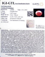 Load image into Gallery viewer, 6.27 Ratti Natural new burma Ruby with Govt. Lab Certificate-(2331)