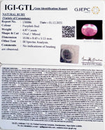 Load image into Gallery viewer, 5.40 Ratti Natural new burma Ruby with Govt. Lab Certificate-(2331)