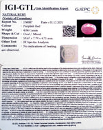 Load image into Gallery viewer, 4.48 Ratti Natural New Burma Ruby with Govt. Lab Certificate (5661)