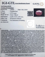 Load image into Gallery viewer, 6.37 Ratti Natural New Burma Ruby with Govt. Lab Certificate-(4551)