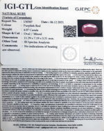 Load image into Gallery viewer, 4.51 Ratti Natural New Burma Ruby with Govt. Lab Certificate-(4551)