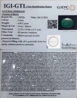 Load image into Gallery viewer, 5.49 Ratti Natural Panna Stone with Govt. Lab Certified-(2331)