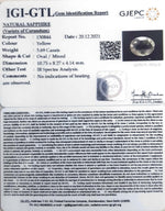 Load image into Gallery viewer, 3.69/CT Natural Ceylonese Pukhraj Stone with Govt Lab Certificate-YELSA9U