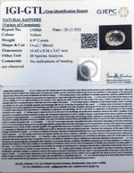 Load image into Gallery viewer, 4.97/CT Natural Ceylonese Pukhraj Stone with Govt Lab Certificate-YELSA9U