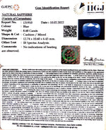 Load image into Gallery viewer, 9.41 Ratti Natural blue sapphire with Govt. Lab Certificate (6771)