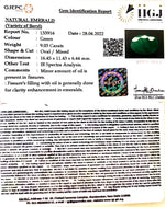 Load image into Gallery viewer, 9.03/CT Natural Panna Stone with Govt. Lab Certified (4551)