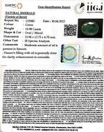 Load image into Gallery viewer, 12.18 Ratti Natural Panna stone with Govt. Lab Certified-3441