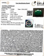 Load image into Gallery viewer, 3.99 Ratti Natural Panna Stone with Govt. Lab Certified-2331