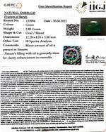 Load image into Gallery viewer, 2.85/CT Natural Panna Stone with Govt. Lab Certified-(2331)