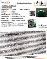 Load image into Gallery viewer, 3.14 Ratti Natural Panna Stone with Govt. Lab Certified-2331