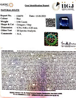 Load image into Gallery viewer, 3.94/CT Natural Iolite with Govt Lab Certificate-(1221)