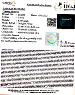 Load image into Gallery viewer, 8.59/CT Natural Panna Stone with Govt. Lab Certified-4551