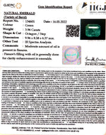 Load image into Gallery viewer, 3.96/CT Natural Panna Stone with Govt. Lab Certified-6771