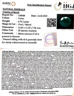 Load image into Gallery viewer, 6.74/CT Natural Panna Stone with Govt. Lab Certified-12210