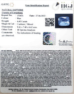 Load image into Gallery viewer, 4.60/CT Natural Blue sapphire with Govt Lab Certificate-BLUSA9T