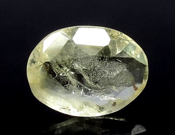 4.56/CT Natural Ceylonese Pukhraj with Govt Lab Certificate-YELSA9U
