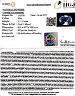 Load image into Gallery viewer, 3.11/CT Natural Blue Sapphire with Govt Lab Certificate-BLUSA9U