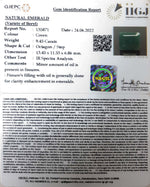 Load image into Gallery viewer, 9.45/CT Natural Panna Stone with Govt. Lab Certified-(2331)