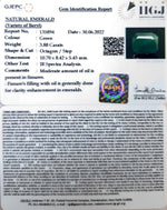 Load image into Gallery viewer, 3.88/CT Natural Panna Stone with Govt. Lab Certified-(2331)