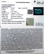 Load image into Gallery viewer, 2.93/CT Natural Panna Stone with Govt. Lab Certificate (6771)