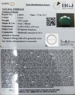 Load image into Gallery viewer, 3.95/CT Natural Panna Stone with Govt. Lab Certified-4551