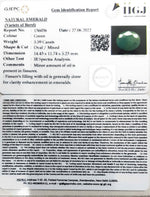Load image into Gallery viewer, 5.59/CT Natural Panna Stone with Govt. Lab Certified-1221