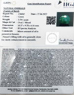 Load image into Gallery viewer, 3.78/CT Natural Panna Stone with Govt. Lab Certified-1221