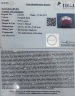 Load image into Gallery viewer, 10.42 /CT Natural Neo Burma Ruby with Govt. Lab Certificate-5661