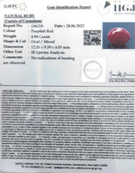 Load image into Gallery viewer, 4.94/CT Natural Mozambique Ruby with Govt. Lab Certificate-7881