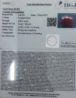Load image into Gallery viewer, 4.85/CT Natural Indian Ruby with Govt. Lab Certificate-2331
