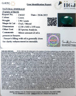 Load image into Gallery viewer, 2.96 Carat Natural Panna Stone with Govt. Lab Certified-16650
