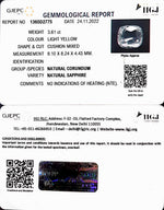 Load image into Gallery viewer, 3.61/CT Natural Ceylonese Pukhraj with Govt Lab Certificate-YELSA9U