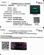 Load image into Gallery viewer, 5.69/CT Natural Panna Stone with Govt. Lab Certificate (45510)