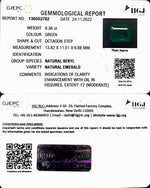 Load image into Gallery viewer, 9.36/CT Natural Panna Stone with Govt. Lab Certificate (45510)