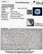 Load image into Gallery viewer, 11.44 Ratti Natural Blue Sapphire With Govt Lab Certified-(4551)