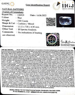 Load image into Gallery viewer, 3.82/CT Natural Blue Sapphire with Govt Lab Certificate-BLUSA9T