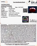Load image into Gallery viewer, 4.20/CT Natural Neo Burma Ruby with Govt. Lab Certificate-5661