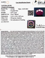Load image into Gallery viewer, 5.87/CT Natural Mozambique Ruby with Govt. Lab Certificate-(12210)