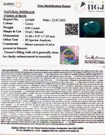 Load image into Gallery viewer, 4.81/CT Natural Panna Stone with Govt. Lab Certified-(6771)